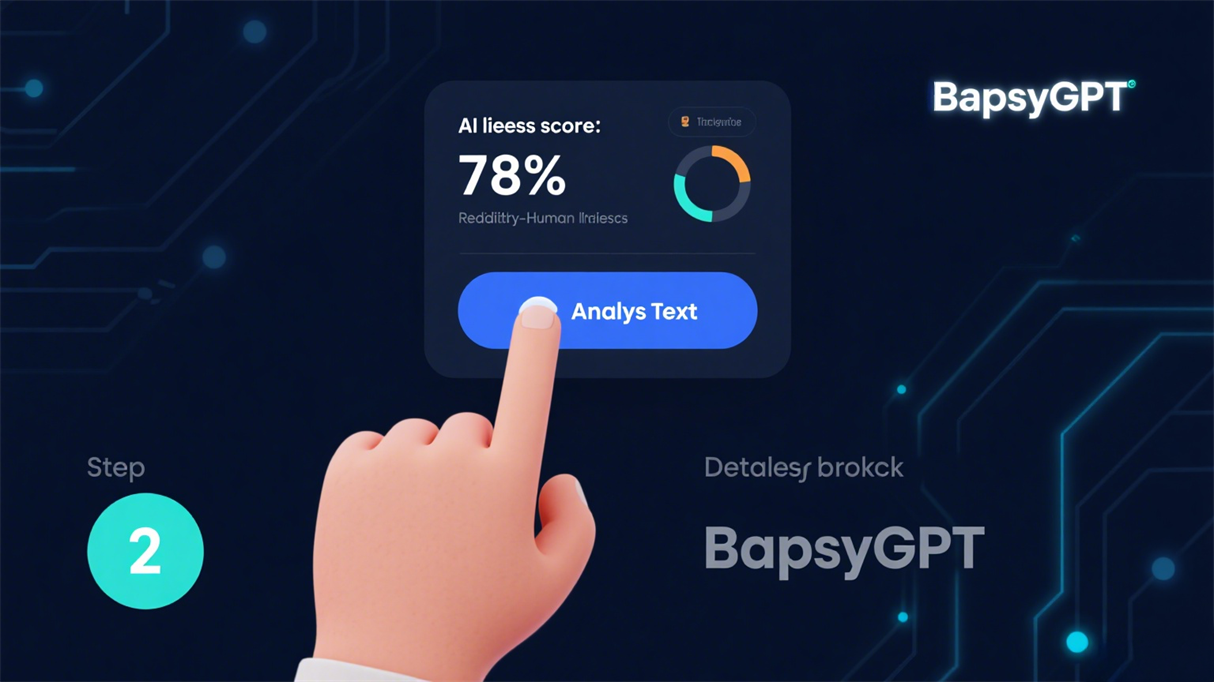 BypassGPT analysis results displaying AI detection score and readability metrics